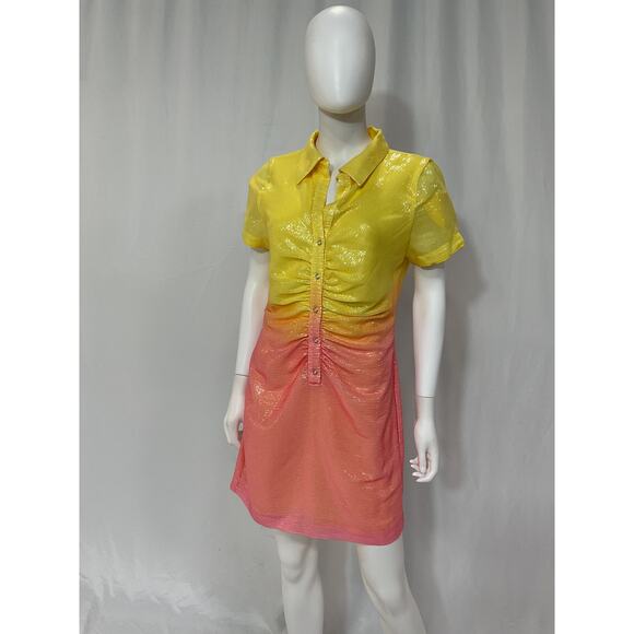 Lpa 'Jacinda' Pink Sequin Ebellished Dress Size M - Picture 2 of 5